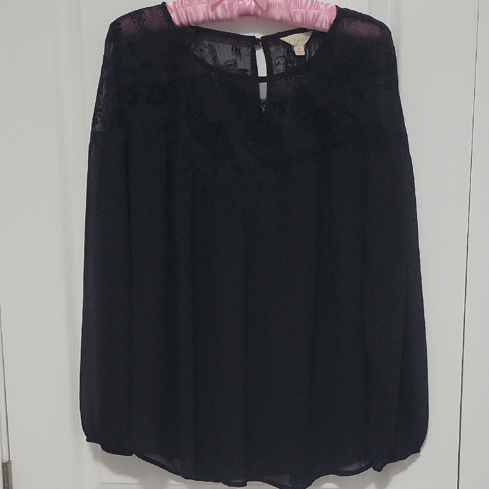 Elegant Black Women's Top